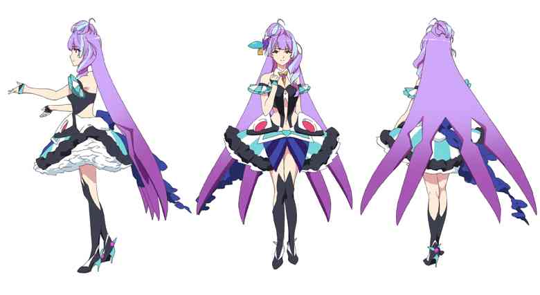 すごい髪型の二次元キャラ