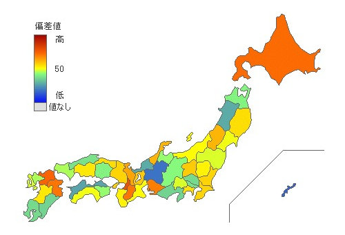 小学生長時間テレビ視聴率 [ 2015年第一位 大阪府 ]｜新・都道府県別統計とランキングで見る県民性 [とどラン]