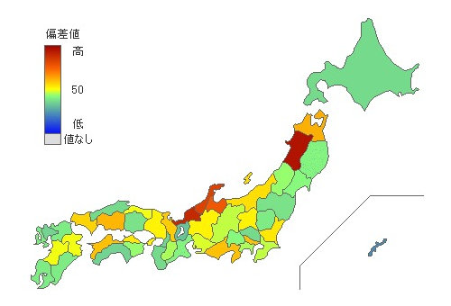 全国学力テスト [ 2015年第一位 秋田県 ]｜新・都道府県別統計とランキングで見る県民性 [とどラン]