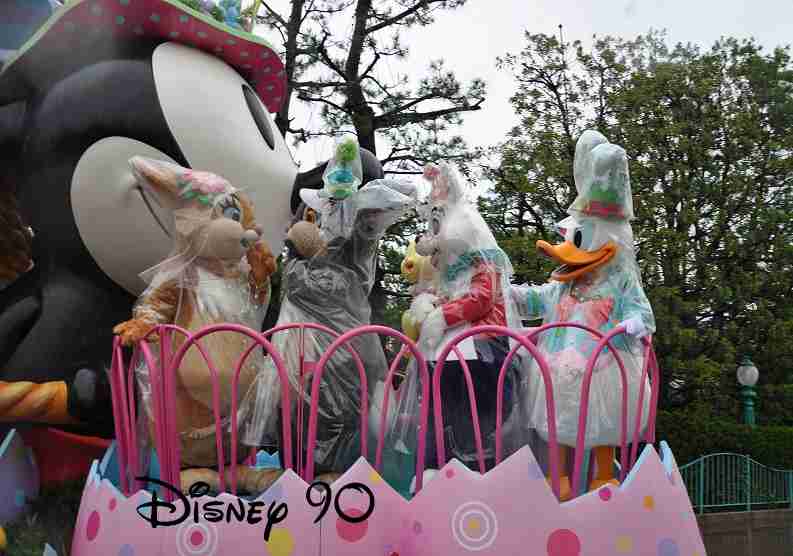 雨の日にディズニー
