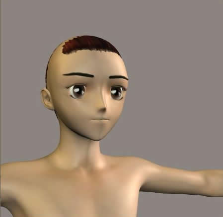 すごい髪型の二次元キャラ