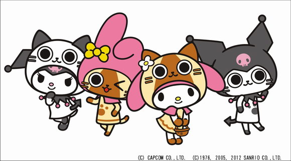キャラクターのコラボ画像を貼るトピ