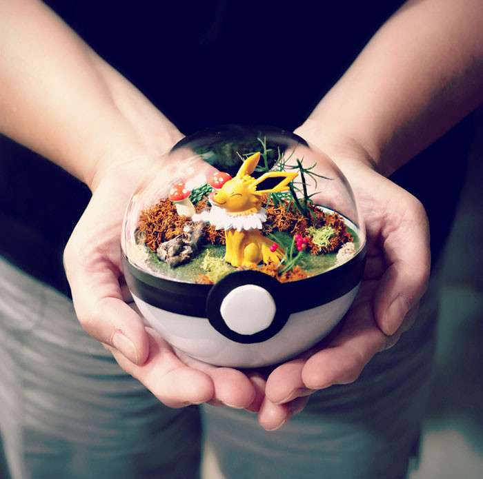 モンスターボールの中で暮らすポケモン！”ポケモンテラリウム”が可愛いと話題に！　