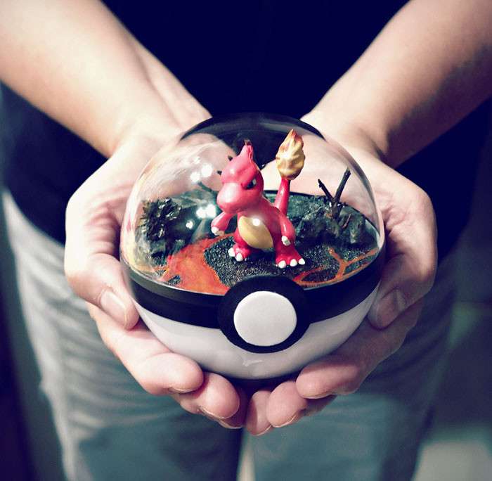 モンスターボールの中で暮らすポケモン！”ポケモンテラリウム”が可愛いと話題に！　