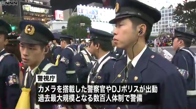 ハロウィン　渋谷で一部が歩行者天国に