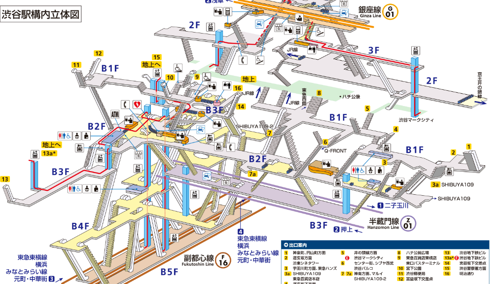 乗り換えに困る駅