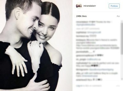ミランダ・カー 大富豪と結婚、来年挙式へ「待ち遠しいわ」