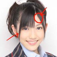 芸能人の触覚アリヘア、ナシヘアの比較画像
