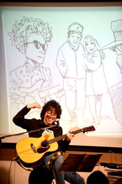 ディランを聴いて歌って描きまくる！浦沢直樹、圧巻のライブドローイング – 音楽WEBメディア M-ON! MUSIC(エムオンミュージック)