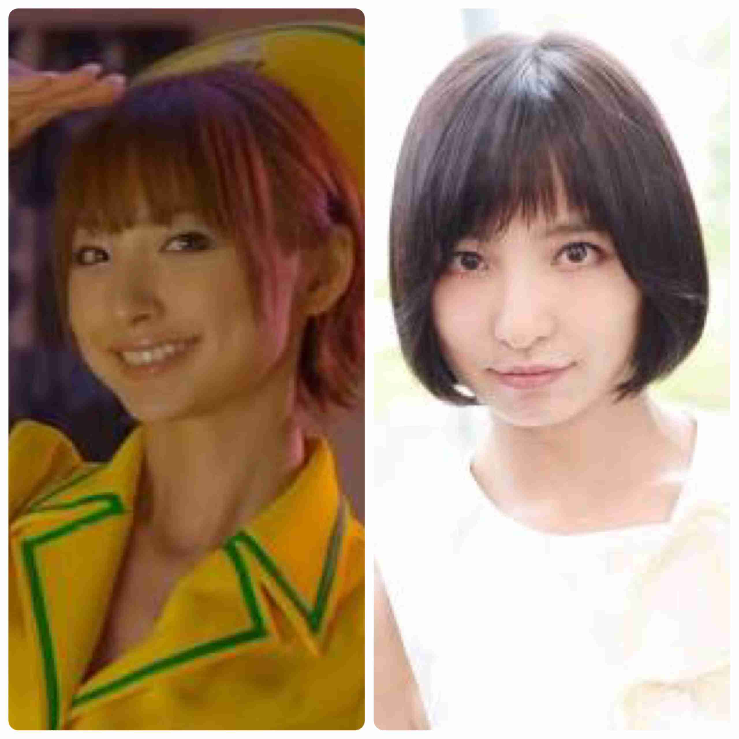 芸能人の触覚アリヘア、ナシヘアの比較画像