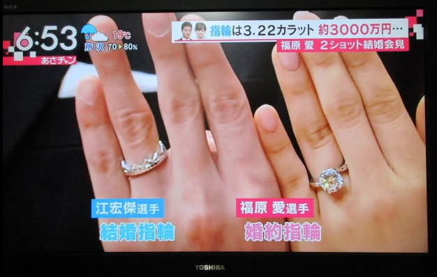 福原愛、年収400万円の新郎が3000万円の結婚指輪を贈れたワケ