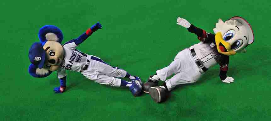 野球のマスコットが好きな方