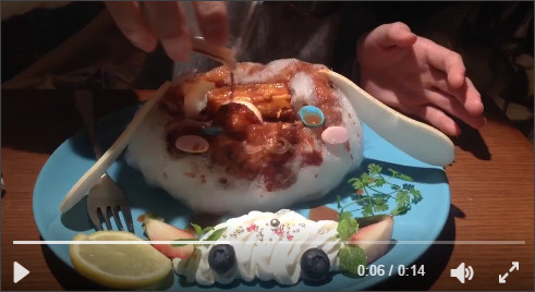 【閲覧注意?】サンリオのデザートを注文→かわいいと思っていたら…突然のホラー展開(笑)