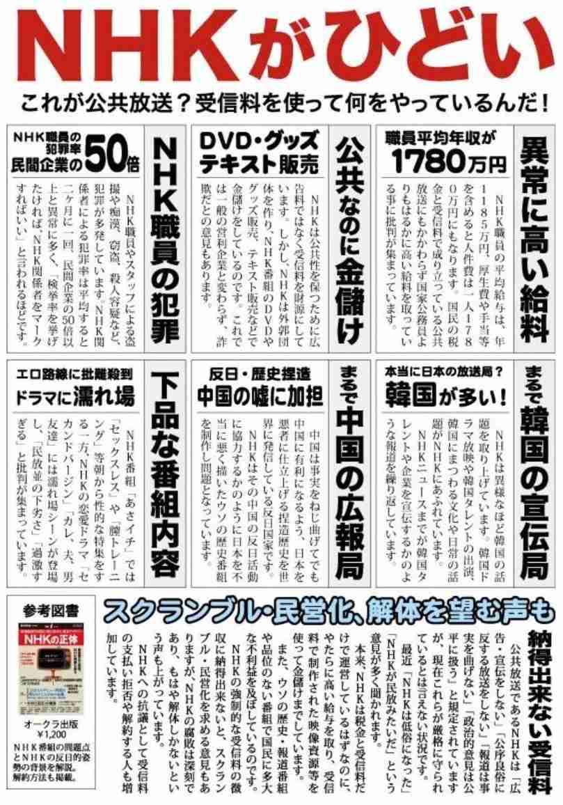 NHK、テレビ設置「申告制」提示 虚偽申告の場合には罰則も 受信料制度を改革へ