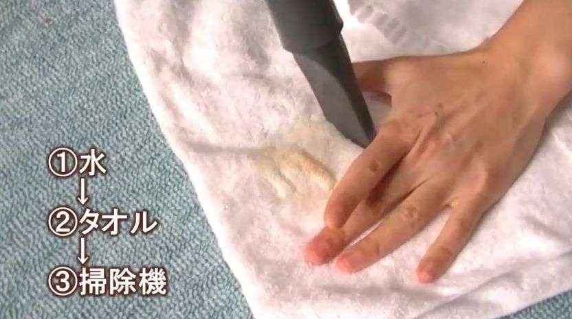 【豆知識】じゅうたんにこぼしてしまった醬油やソースをキレイに掃除する方法