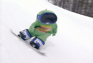 ガチャピン、ムックを食べようとする写真をツイッターにアップ→怖いと話題に