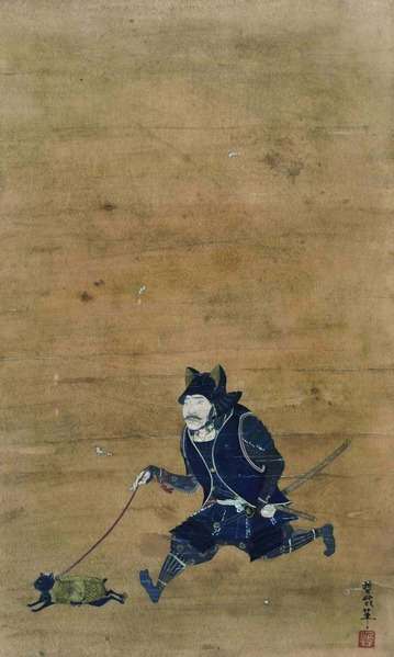 野口哲哉作「着甲武人猫散歩逍遥図」（解説付き） : ギャラリー玉英ブログ