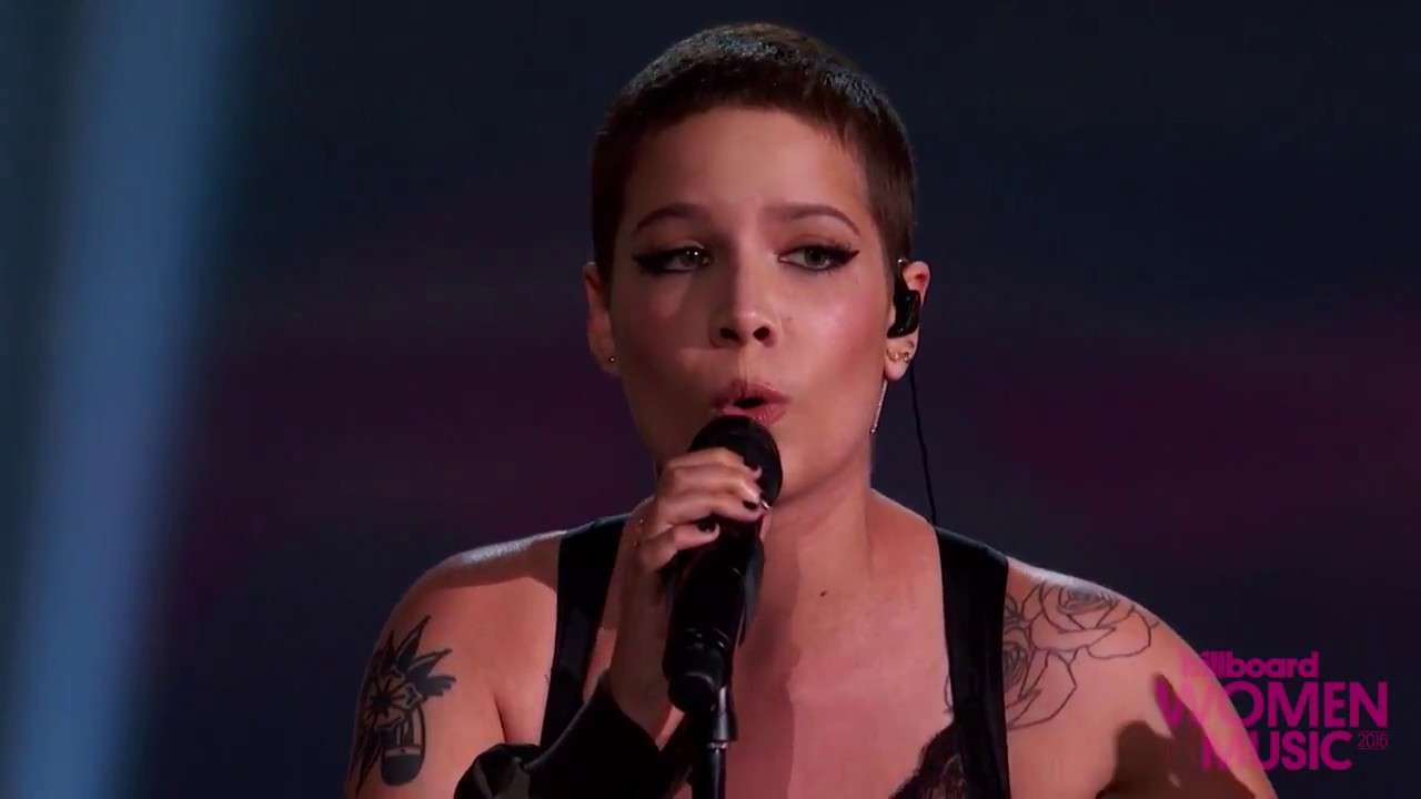 Halsey 'Colors' Live Performance   Billboard Women in Music 2016 - YouTube
