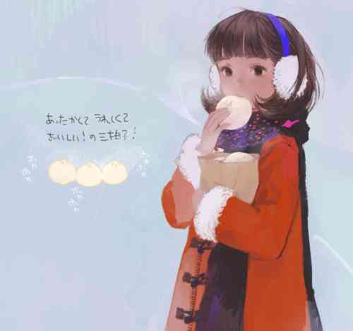 食べてる女の子の画像