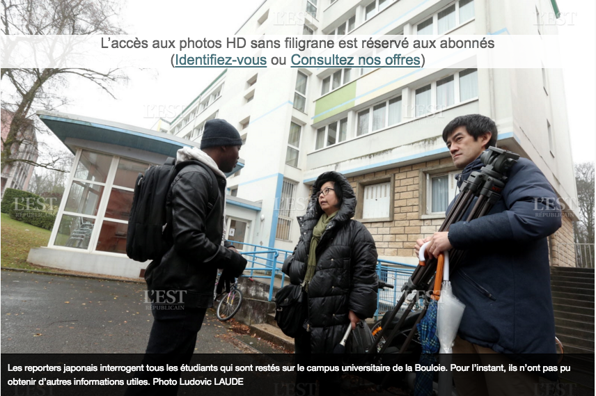 仏で行方不明の女子留学生　容疑者の男は米大陸出身