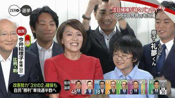 今井絵理子議員、半同棲中の男性が激白「勉強することが膨大で結婚を考える余裕ない」