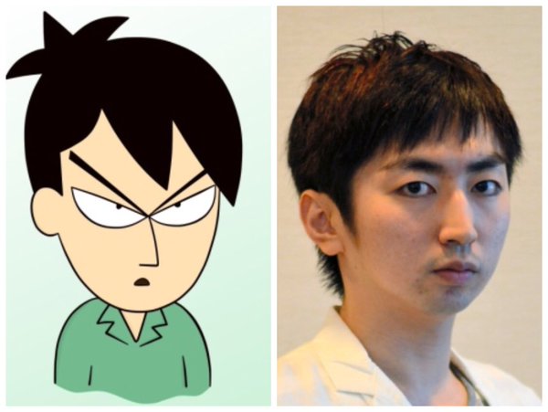 アニメキャラを男性有名人に当てはめてみるトピ