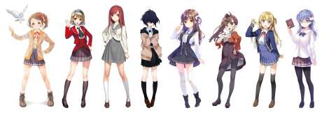 秋元康氏プロデュース“デジタルアイドル”8人全員の絵柄出そろう