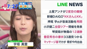 【動画】宇垣美里アナが『あさチャン！』の年内最終回の生エンディングで大転倒する放送事故