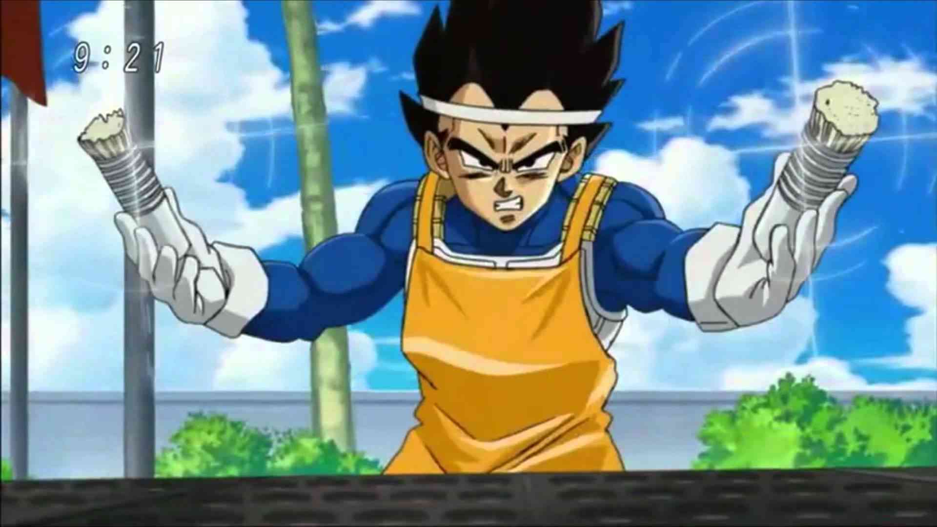 ベジータがたこ焼きを作る - YouTube