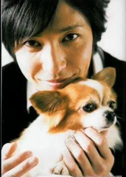 芸能人と動物の写真