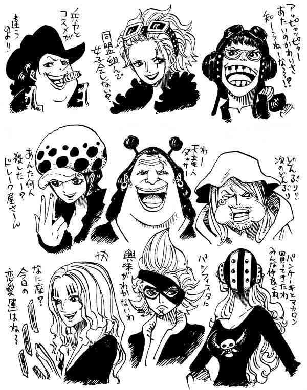 「ONE PIECE」の好きなキャラクター