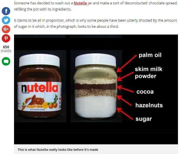 有名メーカーのチョコスプレッド 原材料に これでも食べる と英メディア ガールズちゃんねる Girls Channel