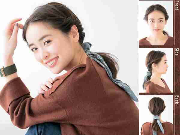 後ろはただ結ぶだけ♥ひとつ結び×前髪アレンジ4変化〝前髪だけアレンジ〟で、もっと美人！
