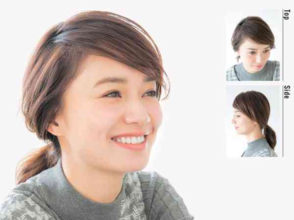 後ろはただ結ぶだけ♥ひとつ結び×前髪アレンジ4変化〝前髪だけアレンジ〟で、もっと美人！