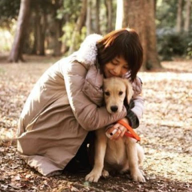 芸能人と動物の写真