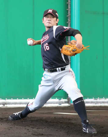 ロッテ涌井　キャンプ初ブルペン　開幕投手最有力候補 （スポニチアネックス） - Yahoo!ニュース