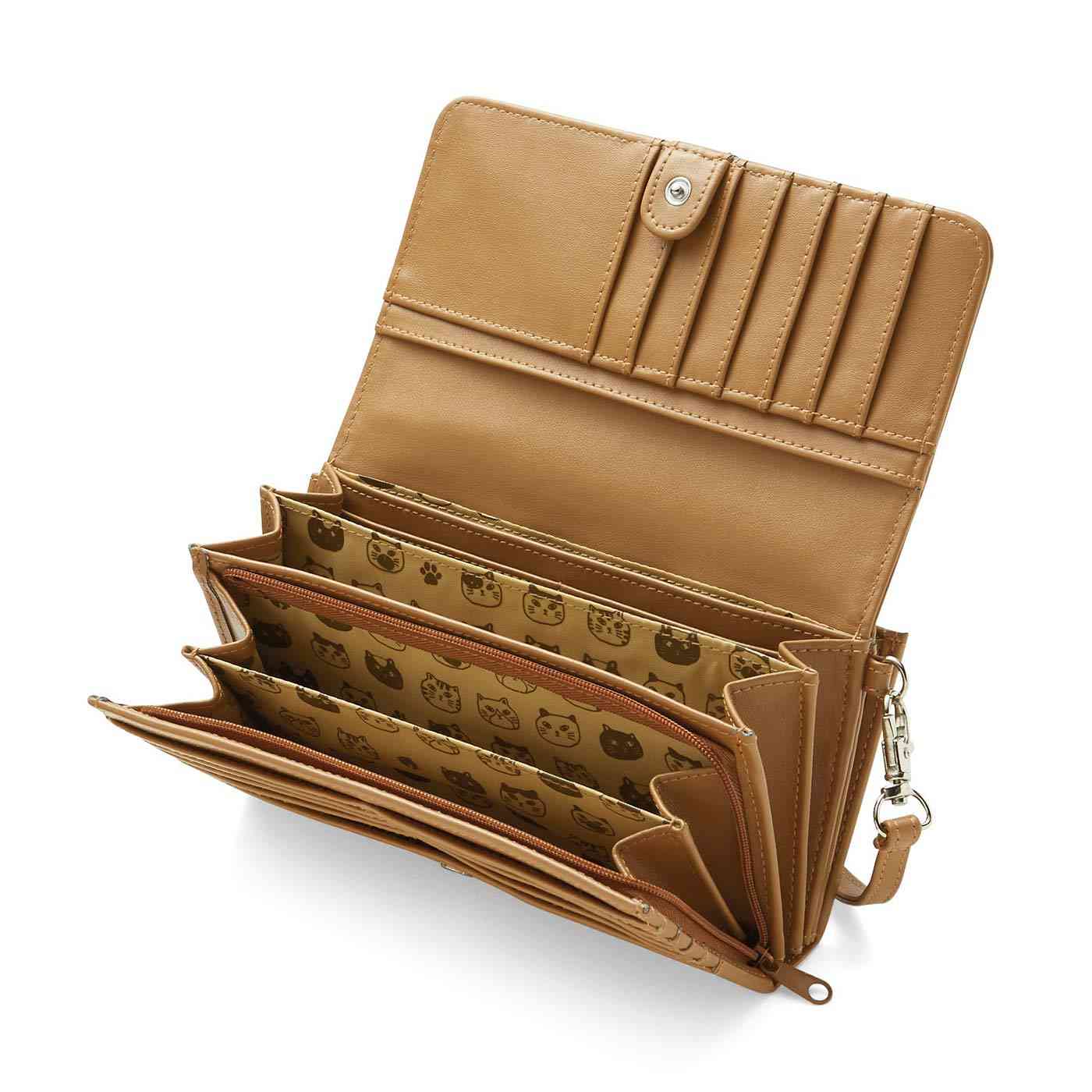 ツンデレにゃん　22ポケット付きの7つ星長財布|フェリシモ