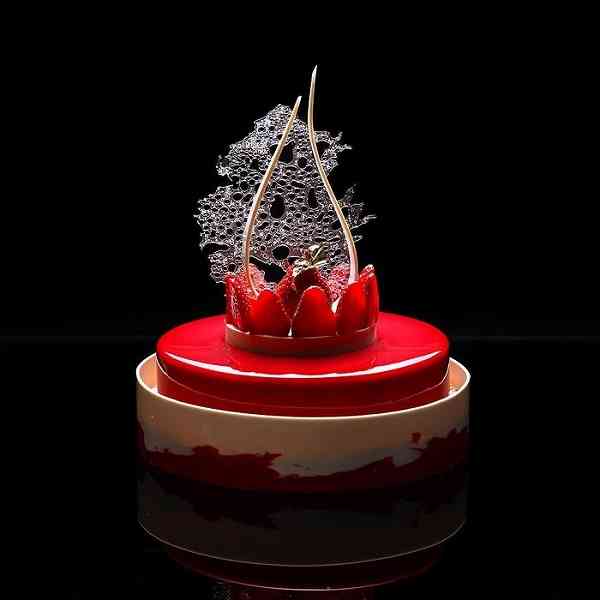 芸術的なお菓子の画像