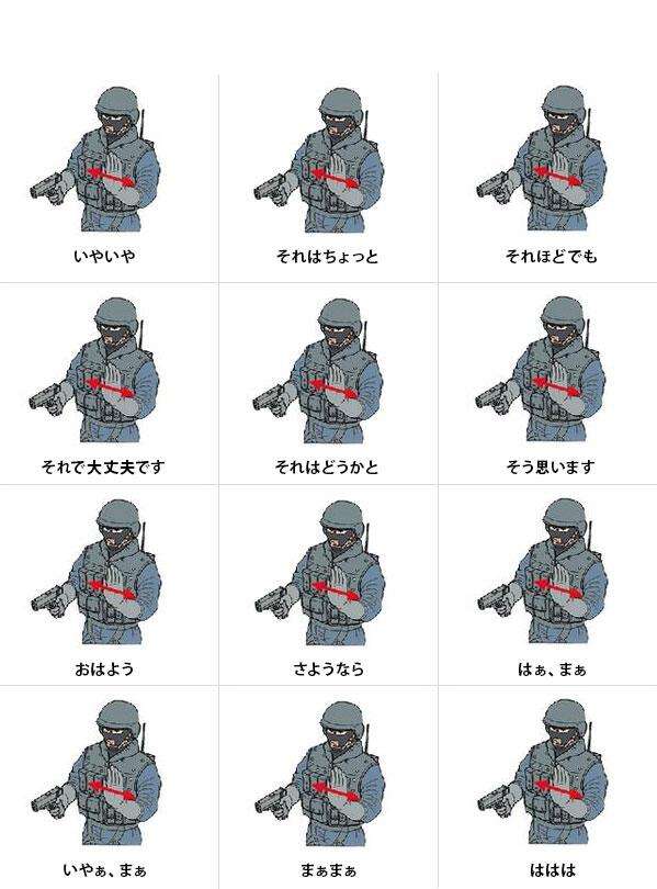 いろんなジェスチャーがみたい