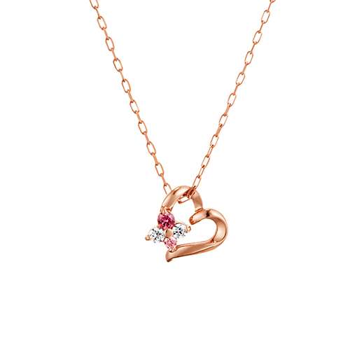【4℃ジュエリー】K10ピンクゴールドネックレス|ネックレスや指輪、ペアリングなど大切な人への特別なプレゼントに
