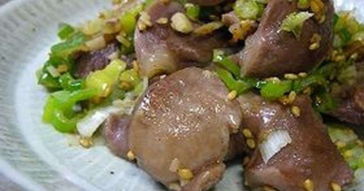 砂肝のネギ塩焼き by kamkam [クックパッド] 簡単おいしいみんなのレシピが262万品