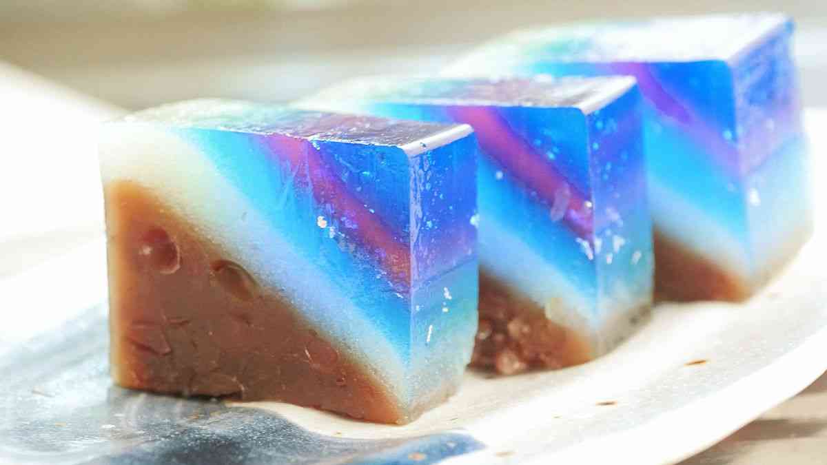 芸術的なお菓子の画像