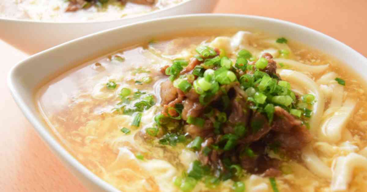 丸亀製麺風うどん〜肉たまあんかけ〜 by aorepi [クックパッド] 簡単おいしいみんなのレシピが265万品