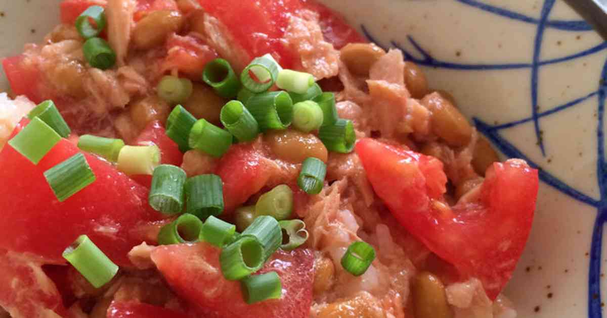 簡単ランチ☆納豆ツナトマト丼 by もんまりえ [クックパッド] 簡単おいしいみんなのレシピが264万品