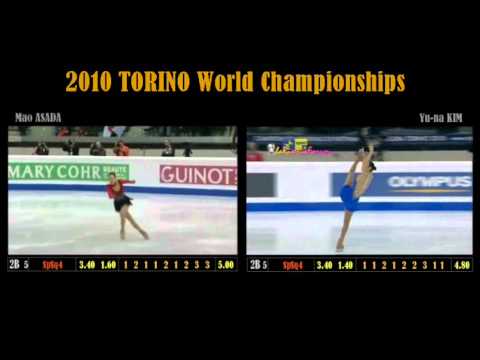 浅田真央 vs キムヨナ Mao vs Yuna　完全比較　詳細版 - YouTube