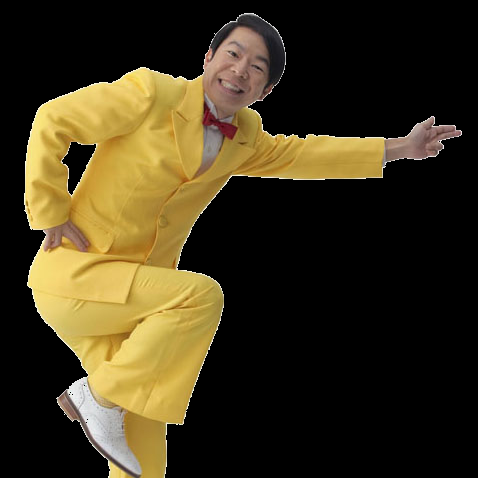 ダイエットになりそうな芸人のポーズを貼るトピ