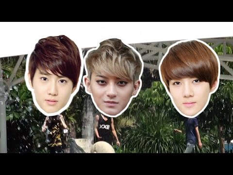 三亞直擊戴情侶鈪 EXO世勛Tao池邊調情 Suho做電燈膽 韓飯台 - FACE 382期 - YouTube