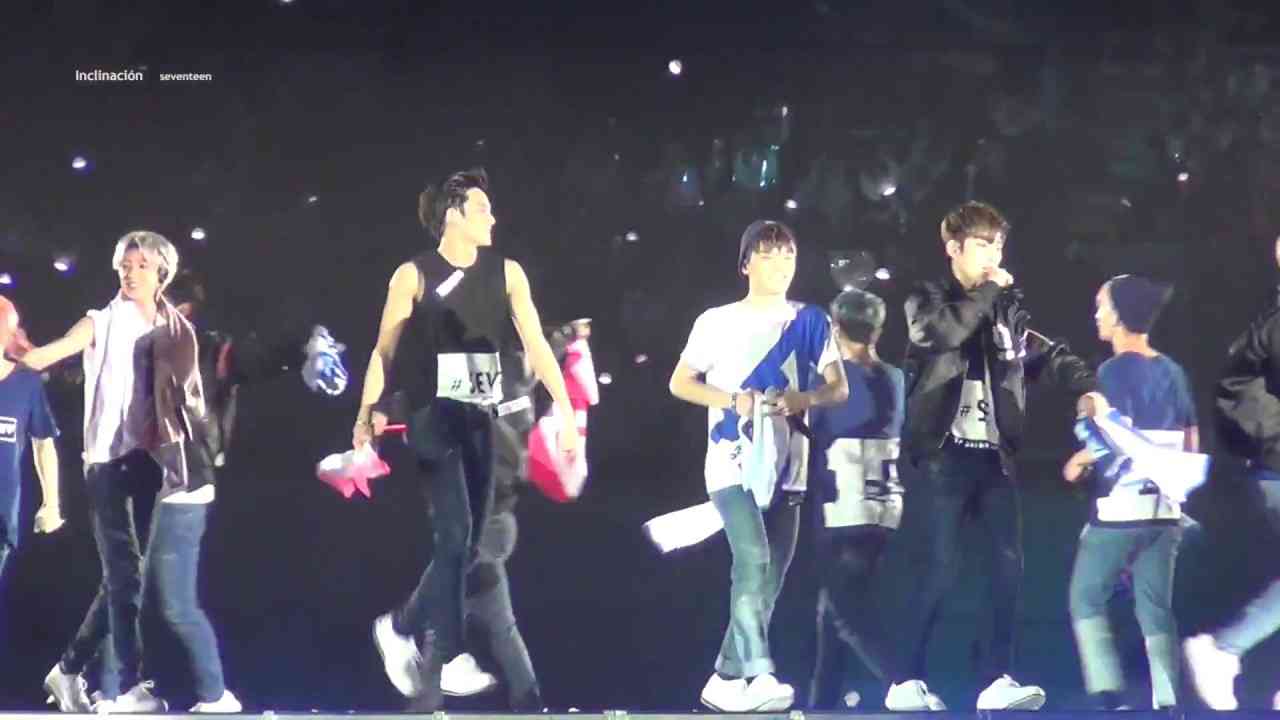 170222 SEVENTEEN JAPAN CONCERT Say the name Beautiful FANCAM - YouTube