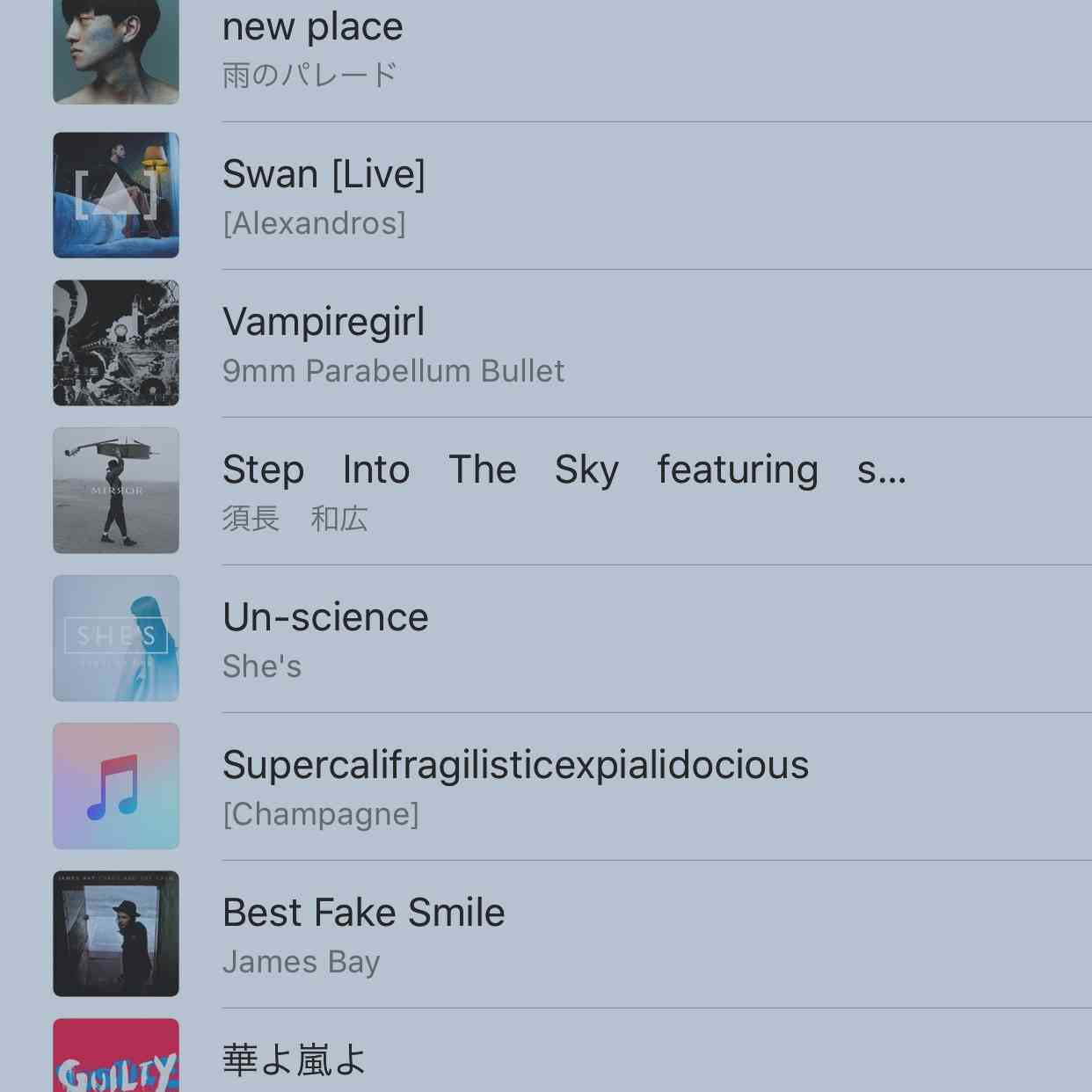 あなたの音楽再生履歴をみせてください!