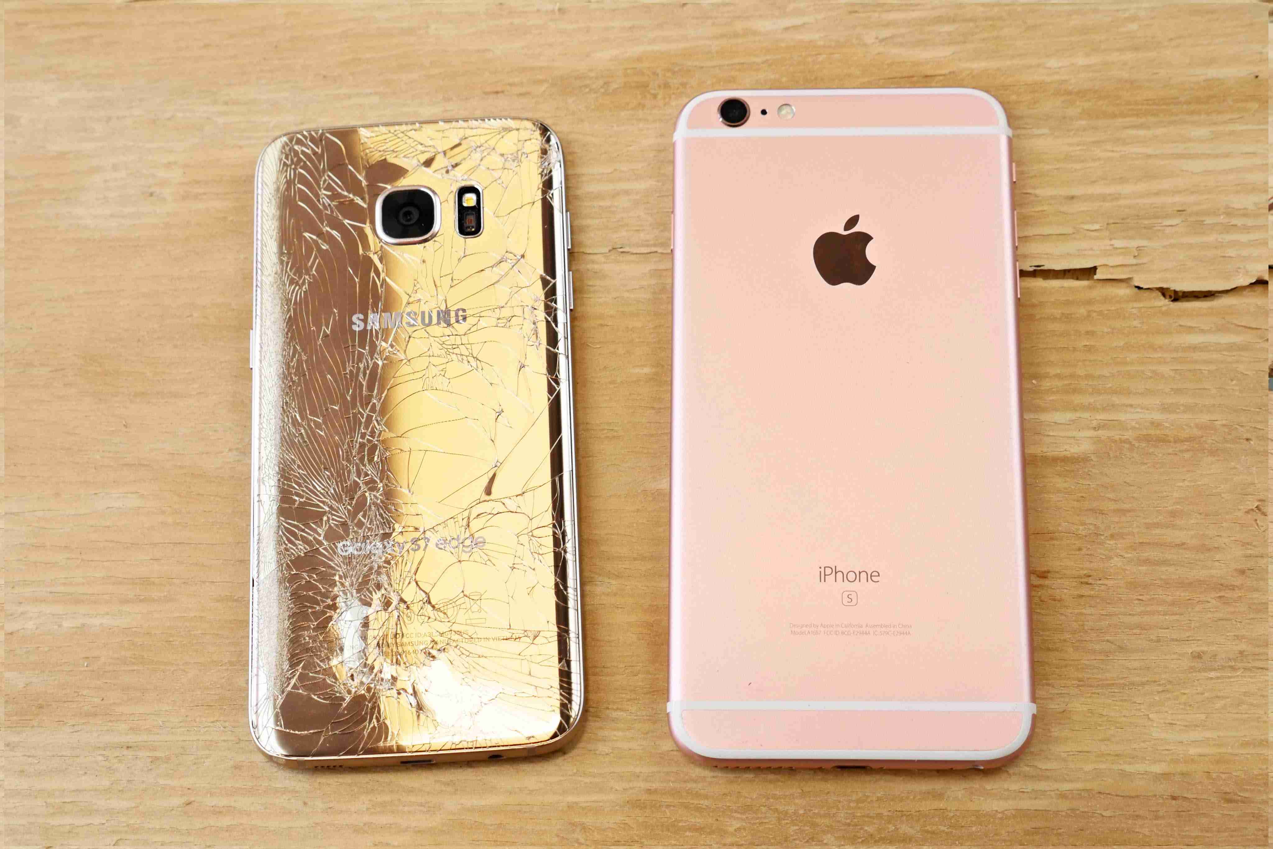 Samsung Galaxy S7 Edge vs iPhone 6S Plus Drop Test! - YouTube